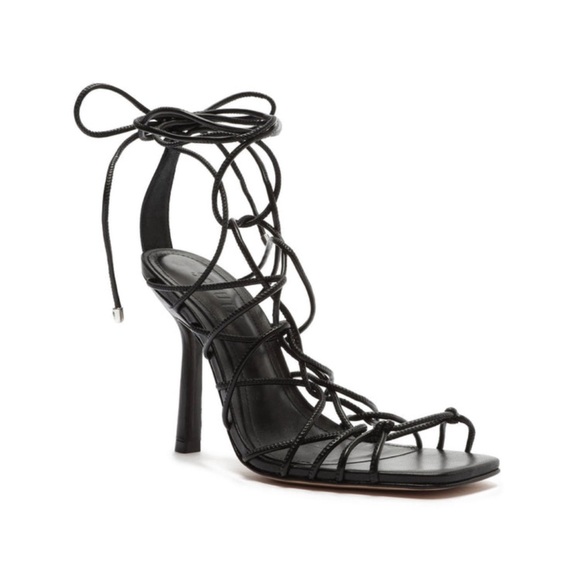 SCHUTZ Heyde black strappy heel sandals - Picture 2 of 9